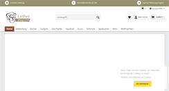 Desktop Screenshot of luthershop.com